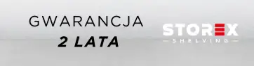 2 lata gwarancji na regały metalowe